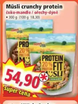 Norma Müsli crunchy protein nabídka