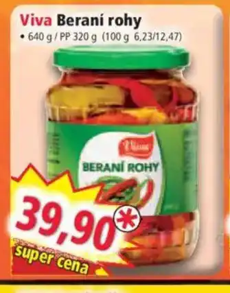 Norma Viva Beraní rohy nabídka