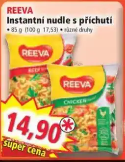 Norma REEVA Instantní nudle s příchutí nabídka