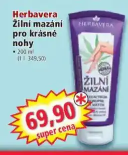 Norma HERBAVERA Žilní mazání pro krásné nohy nabídka