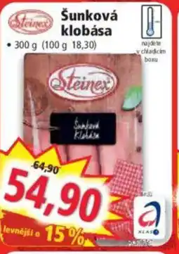 Norma Šunková klobása nabídka