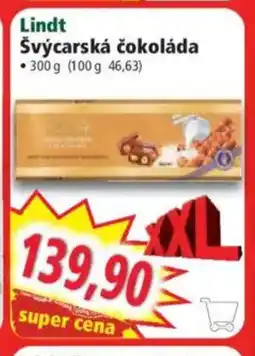 Norma Lindt Švýcarská čokoláda nabídka