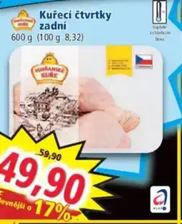 Norma Kuřecí čtvrtky zadní nabídka