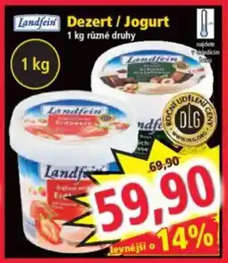 Norma Landfein Dezert / Jogurt nabídka