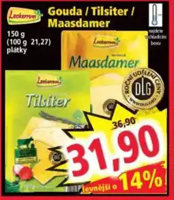 Norma Gouda/ Tilsiter/ Maasdamer nabídka