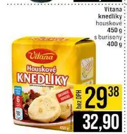 Jip Vitana knedlíky houskové 450 g s burisony 400 g nabídka