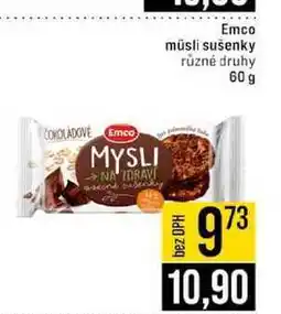 Jip Emco müsli sušenky různé druhy 60 g nabídka