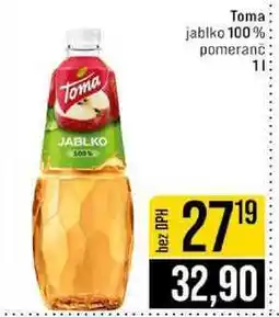 Jip Toma jablko 100% pomeranč 1l nabídka