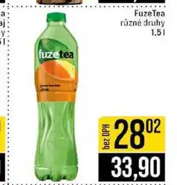Jip FuzeTea různé druhy 1,5l nabídka