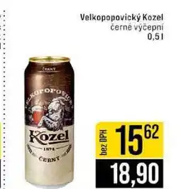 Jip Velkopopovický Kozel černé výčepní 0,5l nabídka