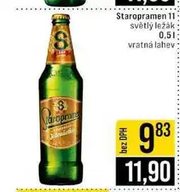 Jip Staropramen 11 světlý ležák 0,5l nabídka
