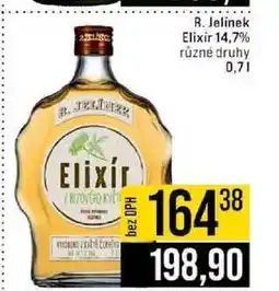 Jip R. Jelínek Elixir 14,7% různé druhy 0,7l nabídka