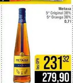 Jip Metaxa 5* Original 38% 5* Orange 38% 0,7l nabídka
