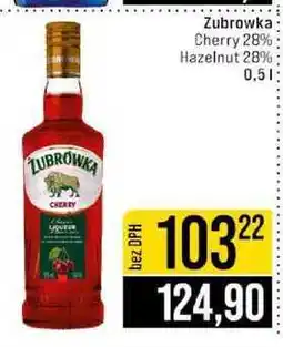 Jip Zubrowka Cherry 28% Hazelnut 28% 0,5l nabídka