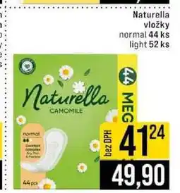Jip Naturella vložky normal 44 ks light 52 ks nabídka