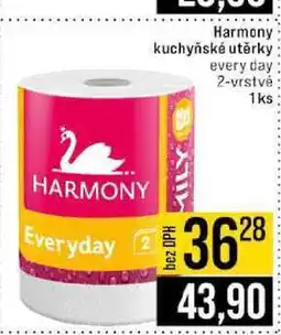 Jip Harmony kuchyňské utěrky every day 2-vrstvé 1ks nabídka