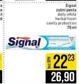 Jip Signal zubní pasta daily white herbal fresh cavity protection 75 ml nabídka