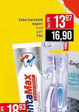 Jip Zubní kartáček expert hard soft 2 ks nabídka