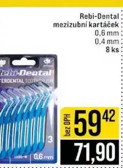 Jip Rebi-Dental mezizubní kartáček 0.6 mm 0,4 mm 8 ks nabídka