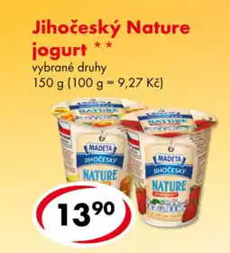 CBA MADETA Jihočeský Nature jogurt nabídka