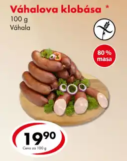 CBA Váhalova klobása nabídka