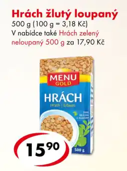 CBA Hrách žlutý loupaný nabídka