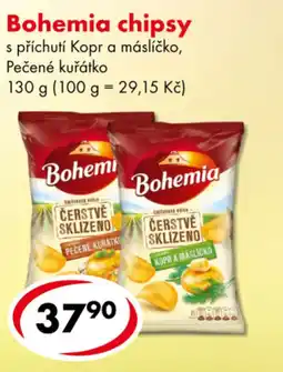 CBA Bohemia chipsy nabídka