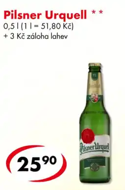 CBA Pilsner Urquell nabídka