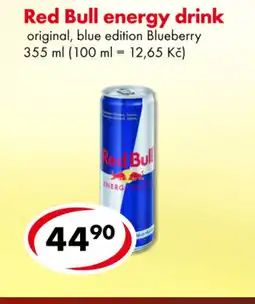 CBA Red Bull energy drink nabídka