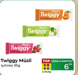 Tamda Foods Twiggy Müsli tyčinka nabídka