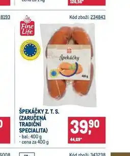 Makro Špekáčky nabídka