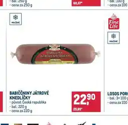 Makro Babiččiny játrové knedlíčky nabídka