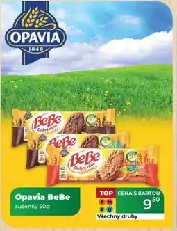 Tamda Foods OPAVIA BeBe sušenky nabídka