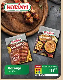 Tamda Foods Kotanyi gril nabídka