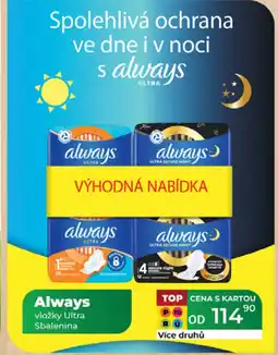 Tamda Foods Always vložky Ultra Sbalenina nabídka