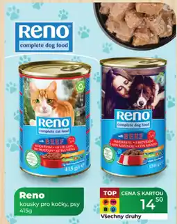 Tamda Foods Reno kousky pro kočky, psy nabídka