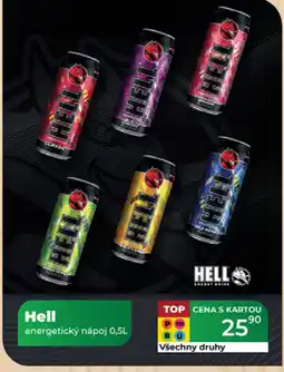 Tamda Foods HELL energetický nápoj nabídka