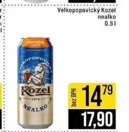 Jip Velkopopovický Kozel nealko 0,5l nabídka