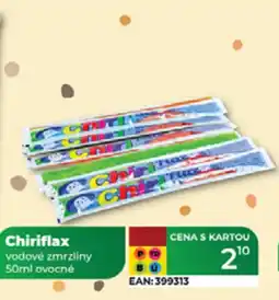 Tamda Foods Chiriflax vodové zmrzliny nabídka