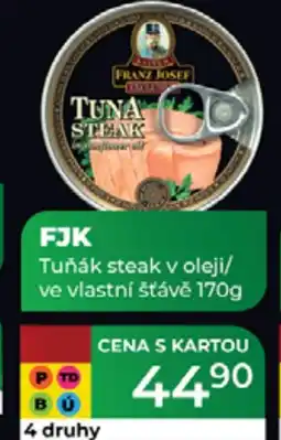 Tamda Foods FJK Tuňák steak v oleji/ ve vlastní šťávě nabídka