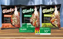 Tamda Foods Glads instantní nudle nabídka