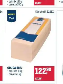 Makro Gouda 48% nabídka