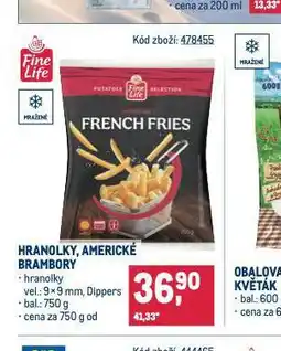 Makro Hranolky, americké brambory nabídka