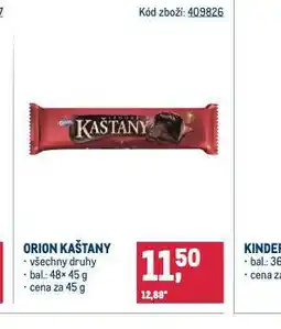 Makro Orion kaštany nabídka