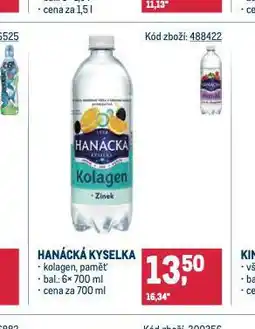 Makro Hanácká kyselka nabídka