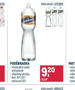 Makro Poděbradka ochucená nabídka