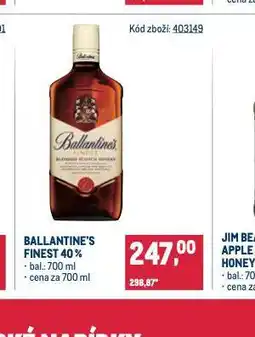 Makro Ballantine´s finest nabídka