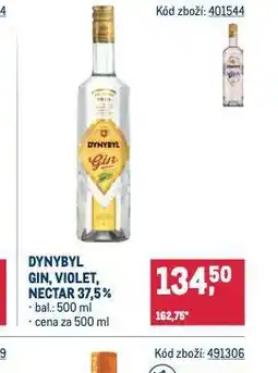 Makro Dynybyl gin, violet, nectar nabídka