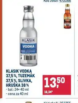 Makro Klasik vodka, tuzemák, slivka, hruška nabídka