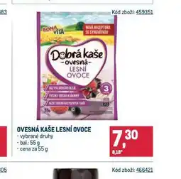 Makro Ovesná kaše lesní ovoce nabídka
